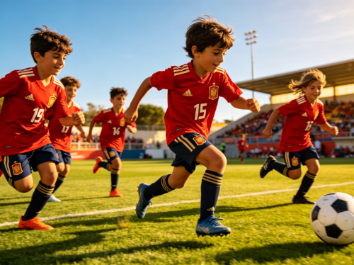 Camiseta de fútbol infantil