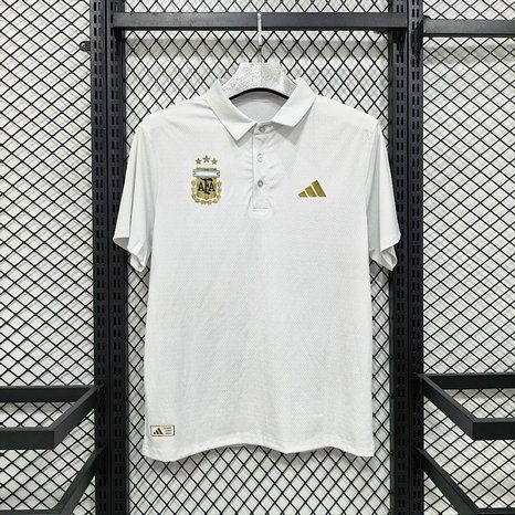 Camiseta Argentina 20262027 Polo blanco
