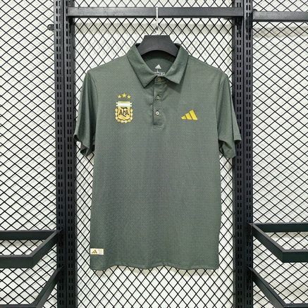 Camiseta Argentina 20262027 Polo verde oscuro