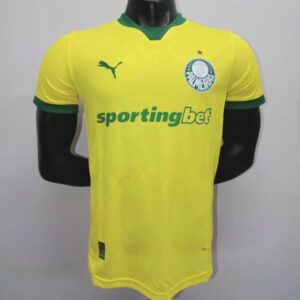 Camiseta Palmeiras amarilla versión aficionado