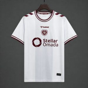 Camiseta de futbol Heart of Midlothian visitante 2026 2027 blanca kkgoolcamiseta