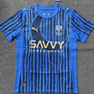 Camiseta de futbol Al Hilal primera equipacion 2025 2026 azul vista frontal