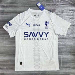 Camiseta de futbol Al Hilal segunda equipacion 2025 2026 blanco vista frontal