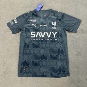 Camiseta de futbol Al Hilal tercera equipacion 2025 2026 gris vista frontal