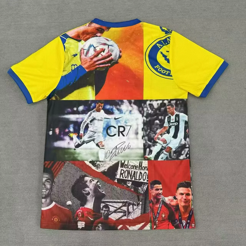 Camiseta Al Nassr edicion especial CR7 Cristiano Ronaldo vista trasera