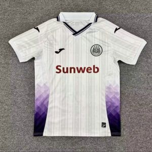 Camiseta de futbol RSC Anderlecht segunda equipacion 2025 2026 blanco vista frontal