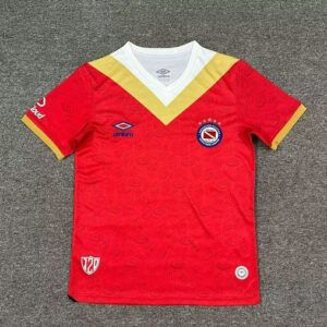 Camiseta de futbol Argentinos Juniors primera equipacion 2025 2026 rojo vista frontal
