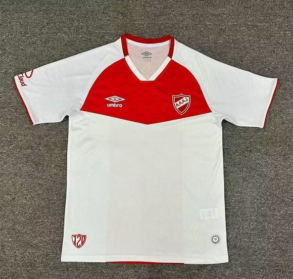 Camiseta de futbol Argentinos Juniors segunda equipacion 2025 2026 blanco vista frontal