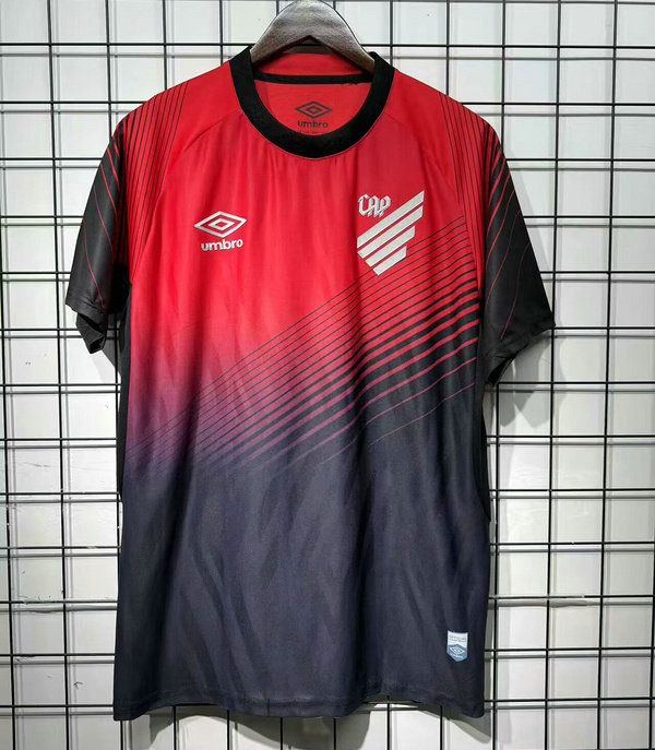 Camiseta de futbol Athletico Paranaense primera equipacion 2025 2026 rojo y negro vista frontal