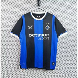 Camiseta de futbol Club Brujas local 2025 2026 azul y negra kkgoolcamiseta