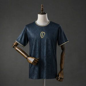 Camiseta de futbol Corinthians edicion especial 2025 2026 negra y dorada kkgoolcamiseta