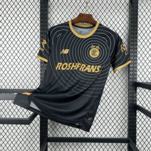 Camiseta de futbol Deportivo Toluca 2026 2027 negra y dorada kkgoolcamiseta
