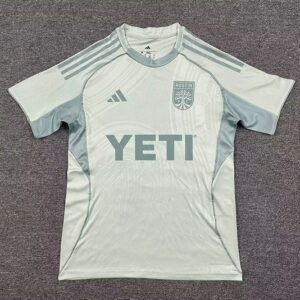 Camiseta de entrenamiento Austin FC 2025 2026 verde menta vista frontal