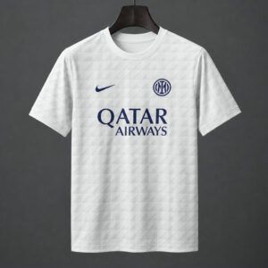 kkgool Camiseta de futbol Inter de Milan visitante 2026 2027 blanca y gris kkgoolcamiseta