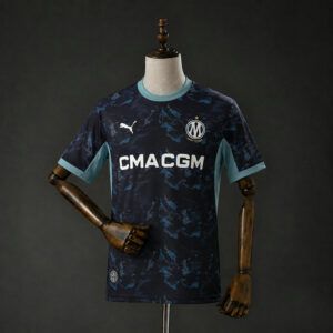 Camiseta de futbol Olympique de Marseille segunda equipacion visitante 2026 2027 azul marino kkgoolcamiseta