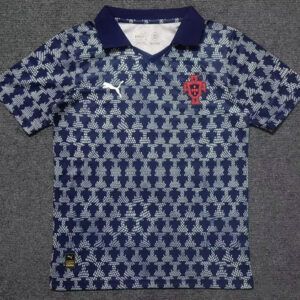 Camiseta Seleccion Portugal entrenamiento azul 2025 2026 vista frontal