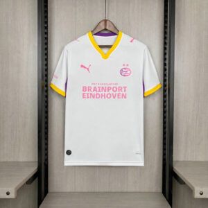 Camiseta de futbol PSV Eindhoven segunda equipacion visitante 2026 2027 blanca kkgoolcamiseta