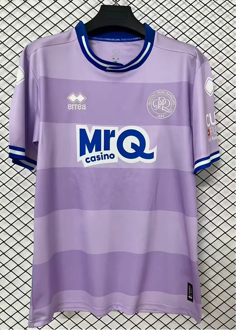 Camiseta de futbol Queens Park Rangers segunda equipacion visitante 2026 2027 lila y azul kkgoolcamiseta