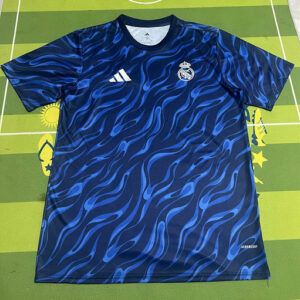 Camiseta Real Madrid entrenamiento azul 2025 2026 vista frontal