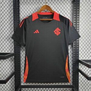 Camiseta SC Internacional entrenamiento negro 2025 2026 vista frontal