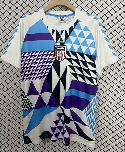 Camiseta Sunderland Hummel Geométrica Retro 1992/93 Versión Aficionado