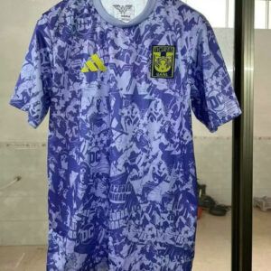 Camiseta Tigres UANL Morada Gráfica 2025/26 Versión Aficionado