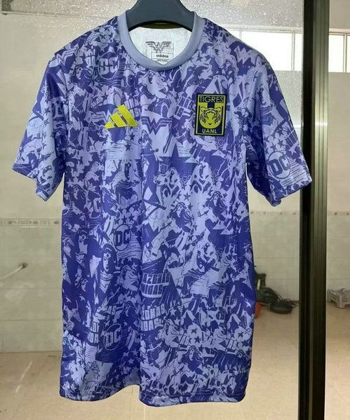 Camiseta Tigres UANL Morada Gráfica 2025/26 Versión Aficionado