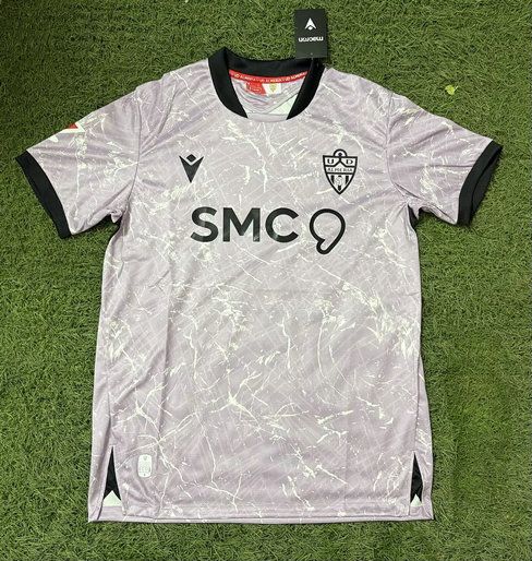 Camiseta de futbol UD Almeria segunda equipacion visitante 2026 2027 gris kkgoolcamiseta