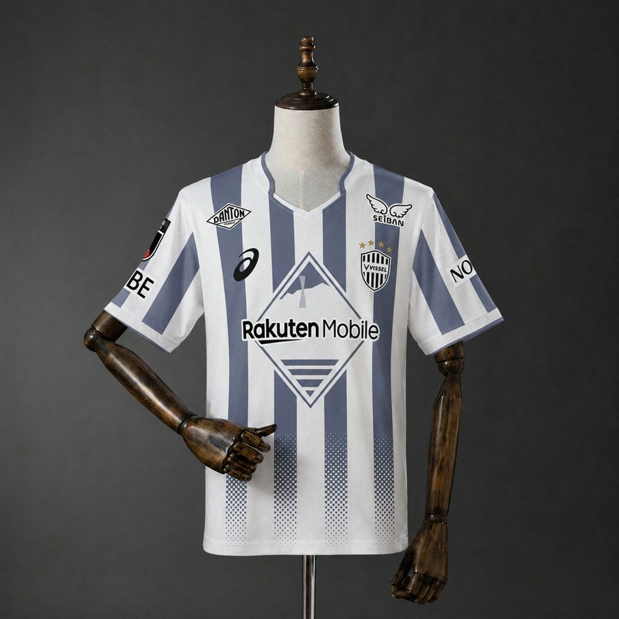 Camiseta de futbol Vissel Kobe segunda equipacion visitante 2026 2027 blanca kkgoolcamiseta