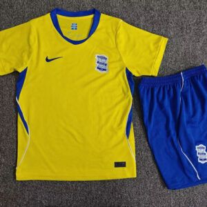 Conjunto de futbol Birmingham City segunda equipacion ninos 2026 2027 amarillo azul kkgoolcamiseta