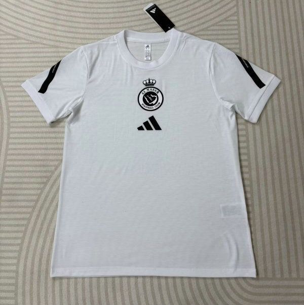 Camiseta de futbol Al Nassr 2025 2026 blanco vista frontal