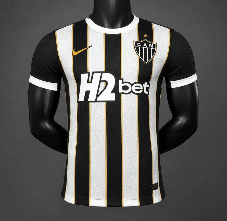 Camiseta de futbol Atletico Mineiro primera equipacion version jugador 2026 2027 albinegra kkgoolcamiseta