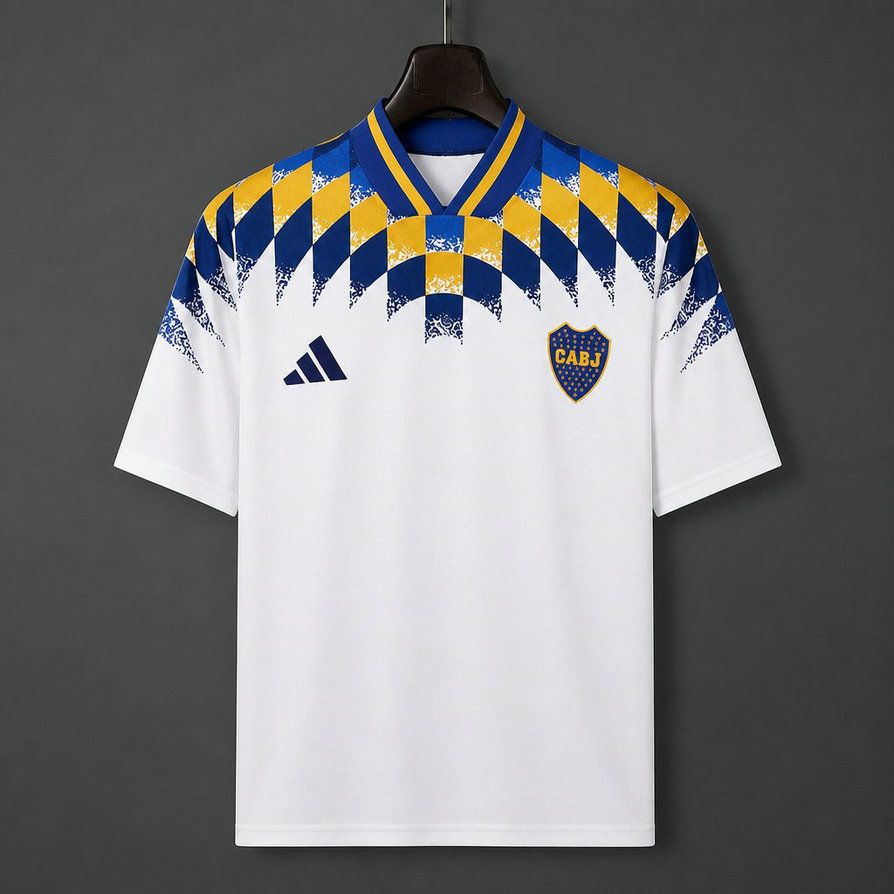 Camiseta boca juniors segunda equipacion blanco 2026 2027 kkgoolcamiseta