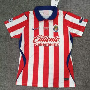 Camiseta de futbol Chivas Guadalajara primera equipacion version mujer 2026 2027 rojiblanca kkgoolcamiseta