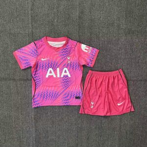 Conjunto de futbol Tottenham Hotspur portero ninos 2026 2027 rosa azul kkgoolcamiseta