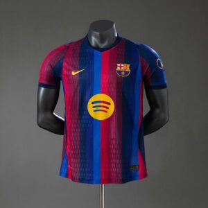 Camiseta de futbol FC Barcelona primera equipacion version jugador 2026 2027 azulgrana kkgoolcamiseta