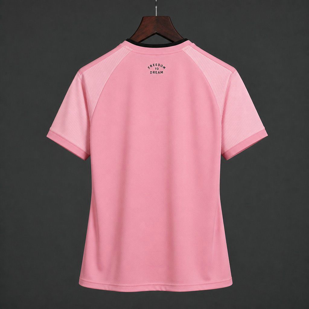 Camiseta inter miami local mujer 2026 2027 vista trasera
