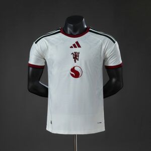 Camiseta Manchester United tercera equipacion blanca 2026 2027 version jugador kkgoolcamiseta