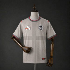kkgool Camiseta Seleccion de Inglaterra Edicion Especial Concepto Gris 2026 2027 Vista Frontal