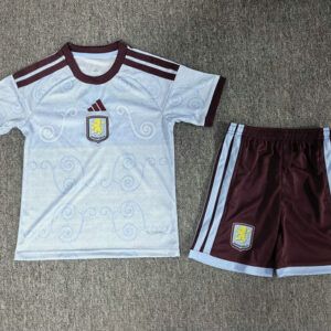 Conjunto Aston Villa tercera equipacion nino 2026 2027 kkgoolcamiseta