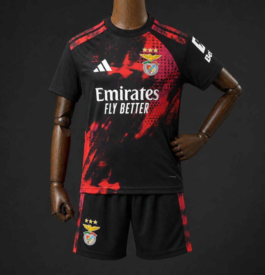Conjunto Benfica tercera equipacion nino 2026 2027 kkgoolcamiseta
