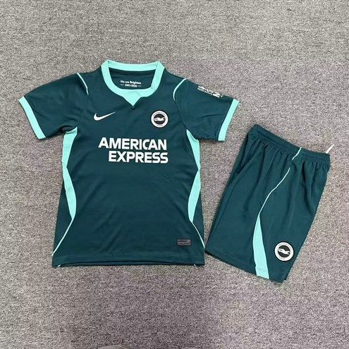 Conjunto brighton tercera equipacion ninos 2026 2027 kkgoolcamiseta