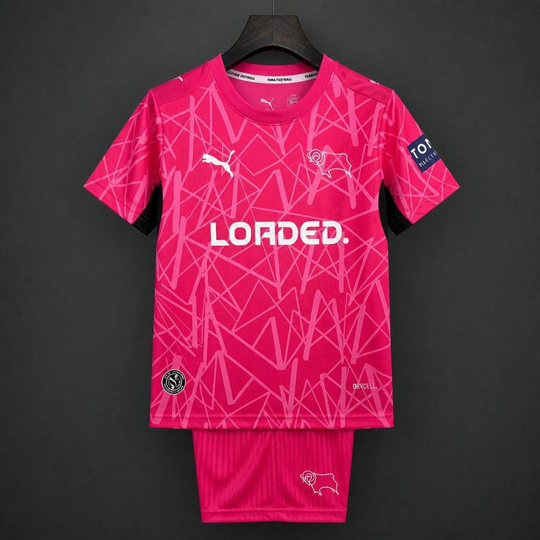 Conjunto derby county segunda equipacion ninos 2026 2027 kkgoolcamiseta