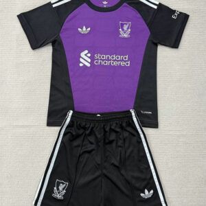 Conjunto Liverpool portero violeta nino 2026 2027 kkgoolcamiseta