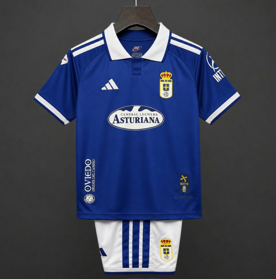 Conjunto real oviedo primera equipacion ninos 2026 2027 kkgoolcamiseta