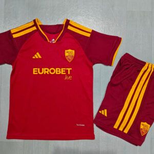 Conjunto roma primera equipacion ninos 2026 2027 kkgoolcamiseta