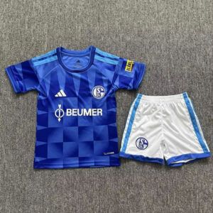 Conjunto Schalke 04 primera equipacion nino 2026 2027 kkgoolcamiseta