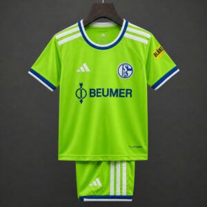 Conjunto schalke 04 tercera equipacion ninos 2026 2027 kkgoolcamiseta