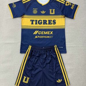 Conjunto Tigres UANL segunda equipacion nino 2026 2027 kkgoolcamiseta