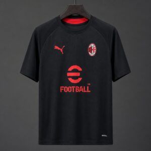 Camiseta ac milan entrenamiento 2026 2027 negro kkgoolcamiseta